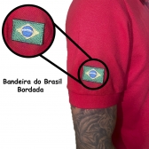 Camiseta Polo Acabamento Premium Com Bordado Bp - Unissex