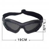 Óculos Tático Militar Ajustável Com Tela Abs Proteção