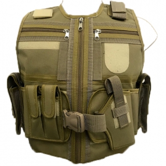 Capa De Colete Tático X-tudo Segurança Airsoft - Tam Coyote