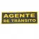 Patch Emborrachado para Bornal Tático AGENTE DE TRANSITO