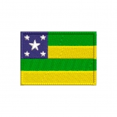 Patch Bordado Bandeira Estados - 7 Cm por 5 Cm