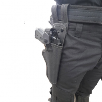 Coldre Alongado Em Nylon - Padrão PM - Escolta - Vigilante