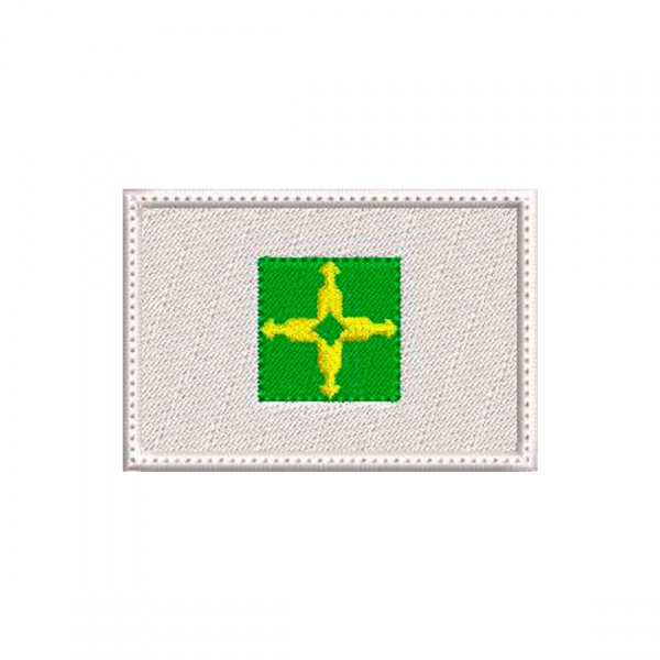 Patch Bordado Bandeira Estados - 7 Cm por 5 Cm
