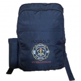 Mochila Tática em Oxford Com Bordado Bombeiro Civil - Preto