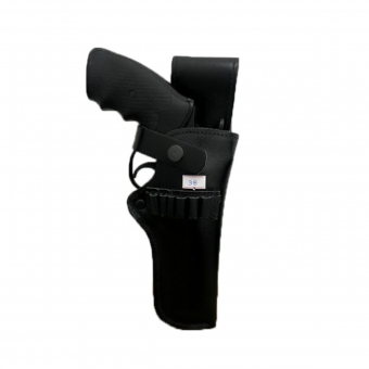 Coldre Ostensivo de Cintura P/ Calibre 38 Com Baleiro-Couro