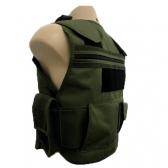 Capa De Colete Tático X - Tudo Segurança - Verde Oliva