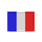 Patch Bordado Bandeira Países - 7 Cm por 5 Cm