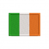 Patch Bordado Bandeira Países - 7 Cm por 5 Cm