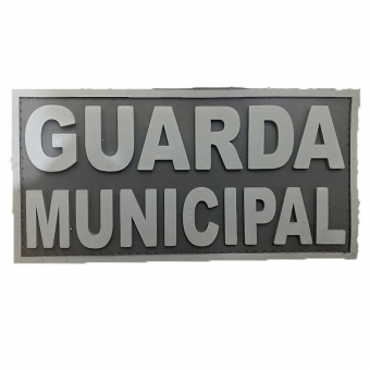 Patch Emborrachado GUARDA MUNICIPAL P/ Costas Colete Tático