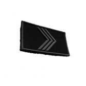 Divisa de Gola para Terceiro Sargento  - Emborrachado