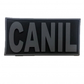 Patch Emborrachado para Capa de Colete Tático - CANIL