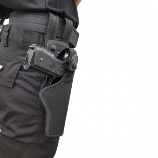 Coldre Alongado Em Nylon - Padrão PM - Escolta - Vigilante