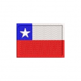 Patch Bordado Bandeira Países - 7 Cm por 5 Cm