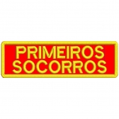Patch Bordado Bornal Tático 16 Cm X 5 Cm- PRIMEIROS SOCORROS