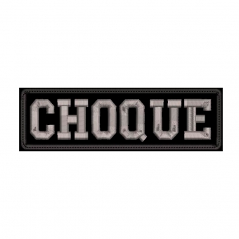 Patch Bordado Para Bornal Tático 16 Cm por 5 Cm - CHOQUE