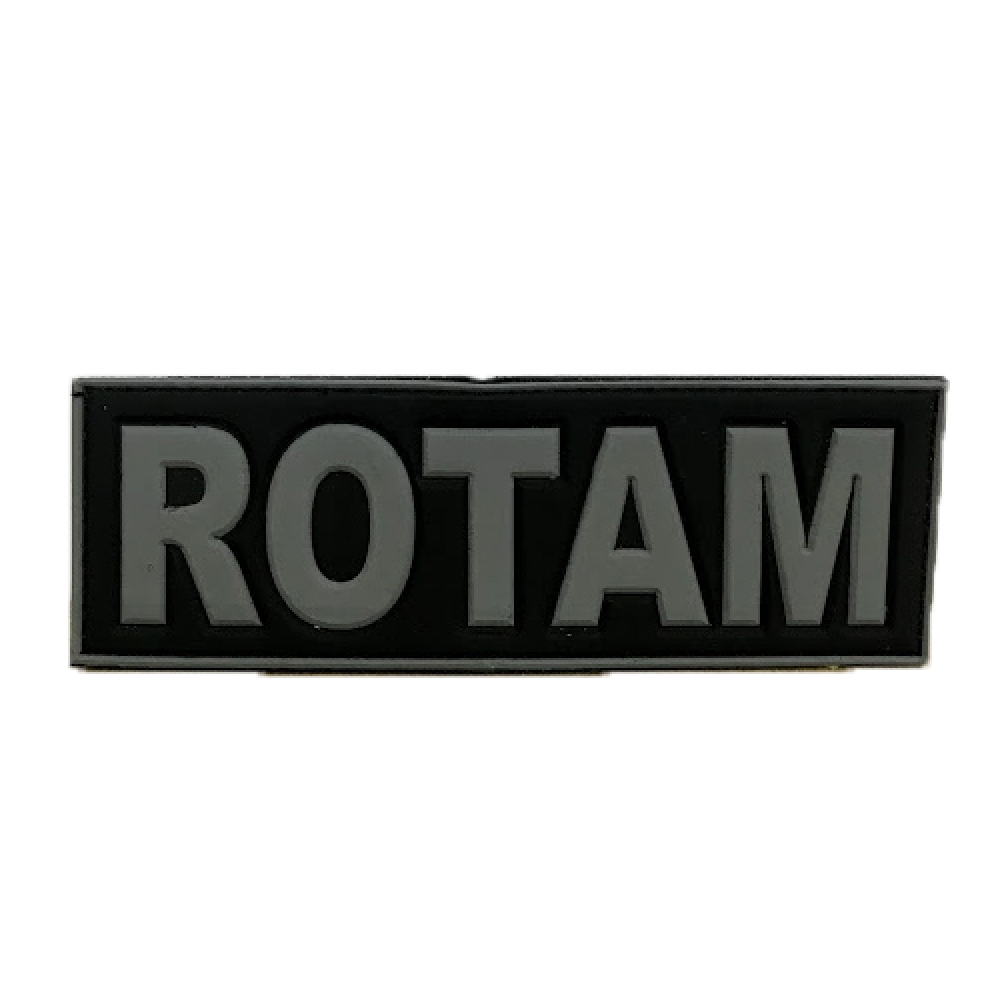 Patch Emborrachado para Bornal Tático ROTAM - Com Velcro