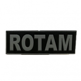Patch Emborrachado para Bornal Tático ROTAM - Com Velcro
