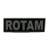 Patch Emborrachado para Bornal Tático ROTAM - Com Velcro