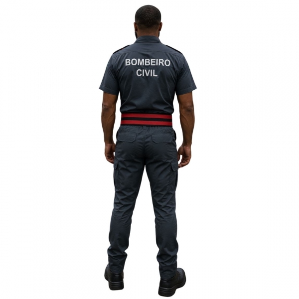 Farda / Uniforme Bombeiro Civil Manga Curta Padrão Eventos