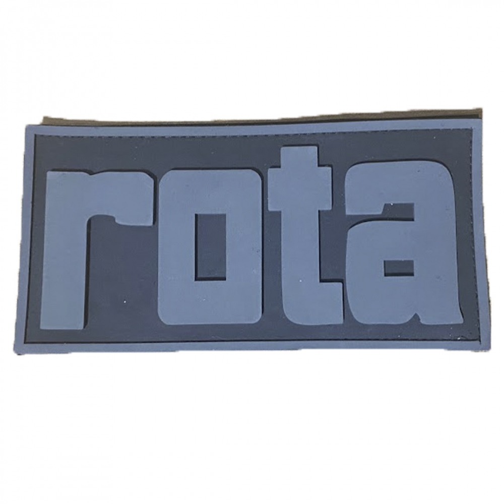 Patch Emborrachado ROTA para Costas de Colete Tático