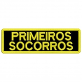 Patch Bordado Bornal Tático 16 Cm X 5 Cm- PRIMEIROS SOCORROS