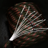 Paracord Militar 550 - 10m 250kg 7 Filamentos Cordim Corda