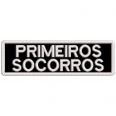 Patch Bordado Bornal Tático 16 Cm X 5 Cm- PRIMEIROS SOCORROS