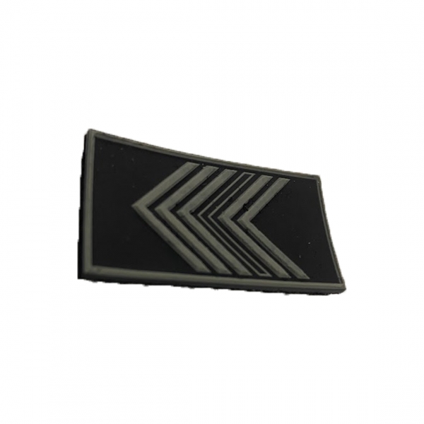 Divisa de Gola para Segundo Sargento  - Emborrachado