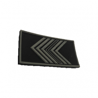 Divisa de Gola para Segundo Sargento  - Emborrachado