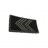 Divisa de Gola para Segundo Sargento  - Emborrachado