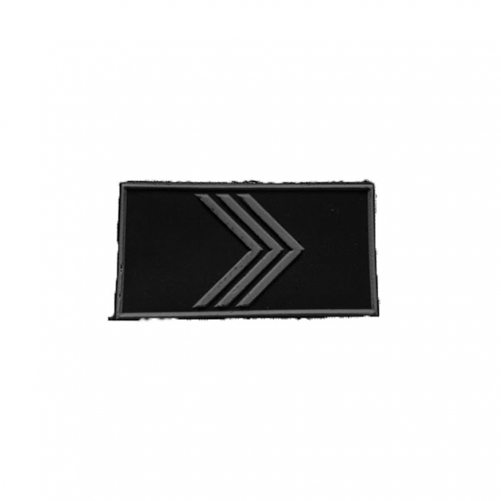 Divisa de Gola para Terceiro Sargento  - Emborrachado