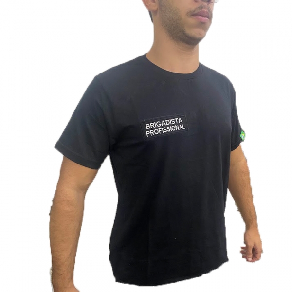 Camiseta para Brigadista Profissional - QUADRO BORDADO