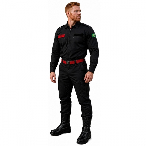 Farda / Uniforme Bombeiro Civil Manga Longa Padrão Eventos