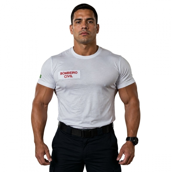 Camiseta para Bombeiro Civil - QUADRO BOMBEIRO CIVIL