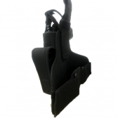 Coldre Tático De Perna Em Nylon Com Porta Carregador - 9 Mm