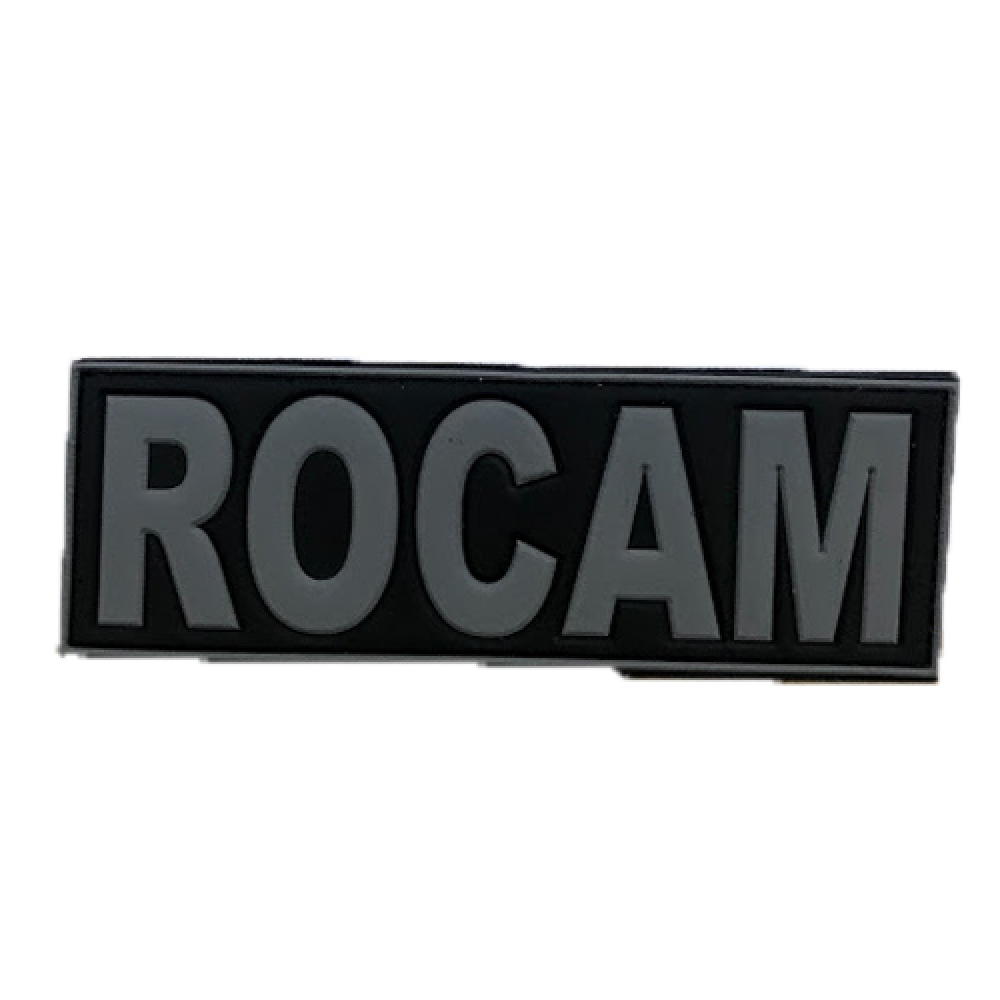 Patch Emborrachado para Bornal Tático ROCAM - Com Velcro