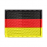 Patch Bordado Bandeira Países - 7 Cm por 5 Cm
