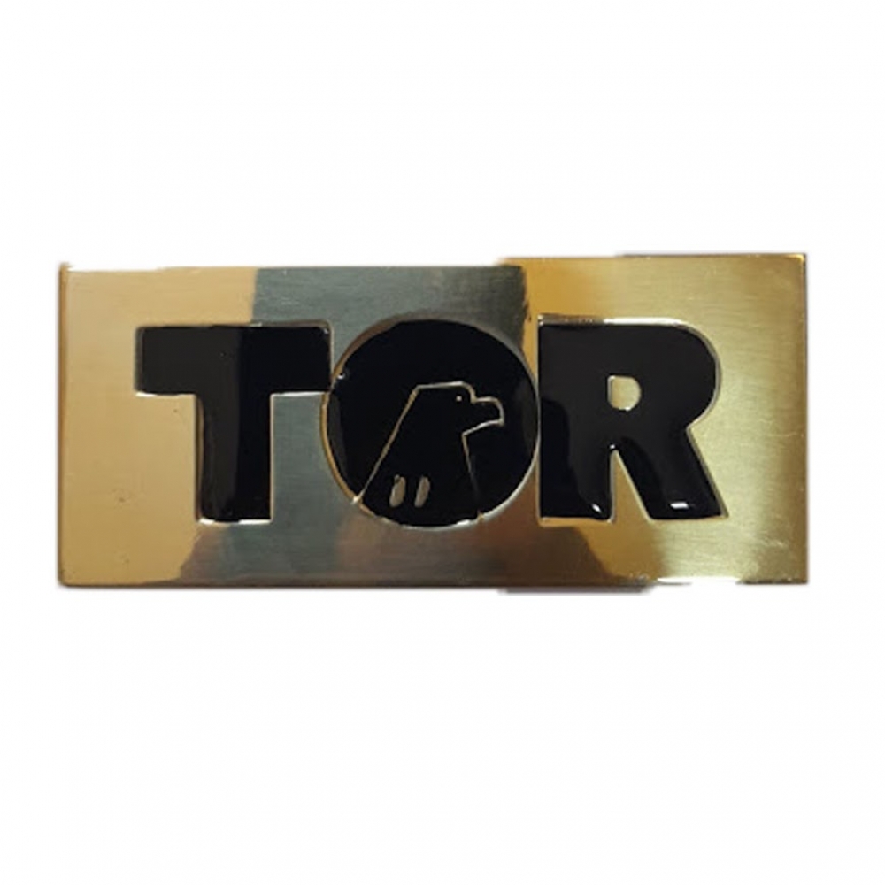 Placa Em Latão Para Braçal - T O R