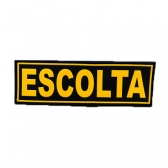Patch Emborrachado para Bornal Tático ESCOLTA - Com Velcro