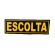 Patch Emborrachado para Bornal Tático ESCOLTA - Com Velcro