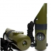 Apito Militar 7 Em 1 Sobrevivência Camping Aventura