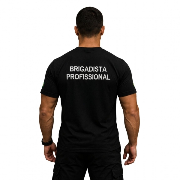 Camiseta para Brigadista Profissional - QUADRO BORDADO