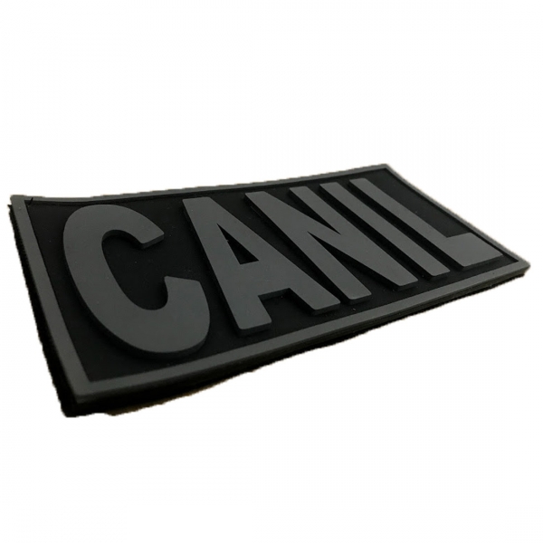 Patch Emborrachado para Capa de Colete Tático - CANIL