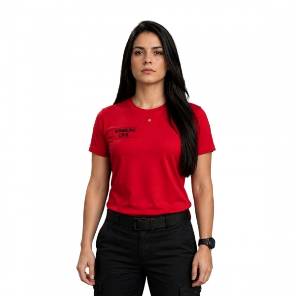 Camiseta para Bombeiro Civil - QUADRO BOMBEIRO CIVIL