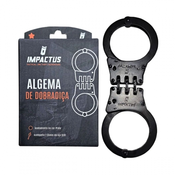 Algema De Dobradiça Militar Profissional Impactus Em Aço