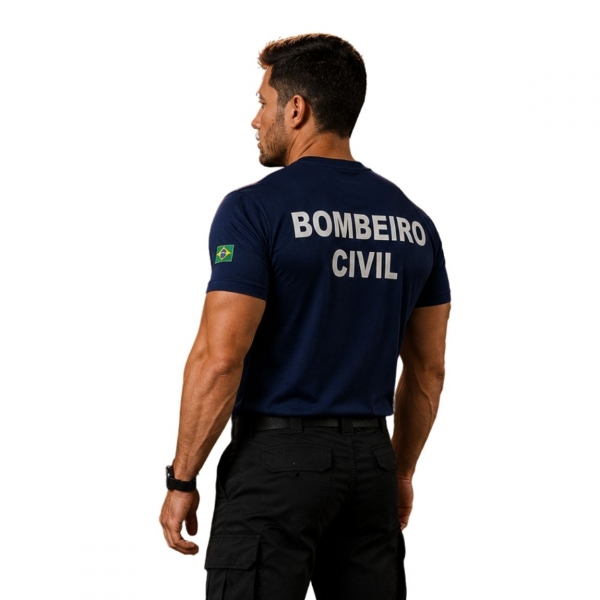 Camiseta para Bombeiro Civil - QUADRO BOMBEIRO CIVIL