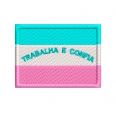 Patch Bordado Bandeira Estados - 7 Cm por 5 Cm