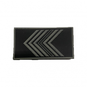 Divisa de Gola para Segundo Sargento  - Emborrachado