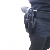 Coldre Afastado em Couro Segurança Vigilante - Ostensivo
