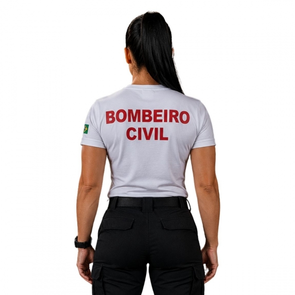 Camiseta para Bombeiro Civil - QUADRO BOMBEIRO CIVIL